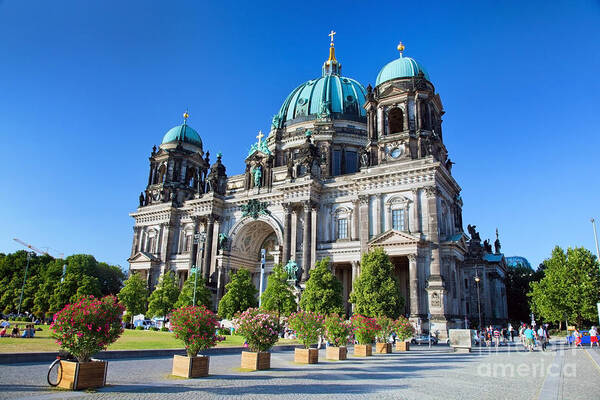 Berlin Art Print featuring the photograph Berlin Cathedral #2 by Michal Bednarek