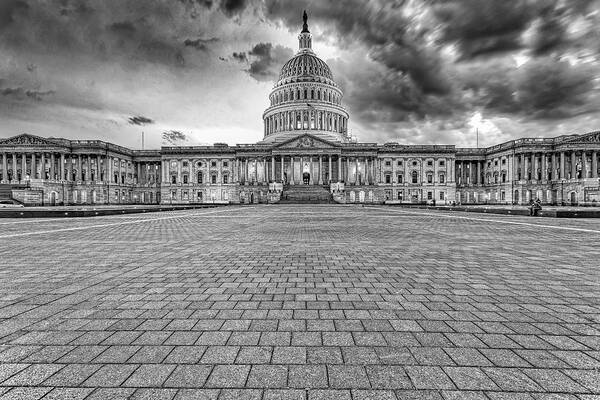 America Art Print featuring the photograph Capitol Building #2 by Peter Lakomy