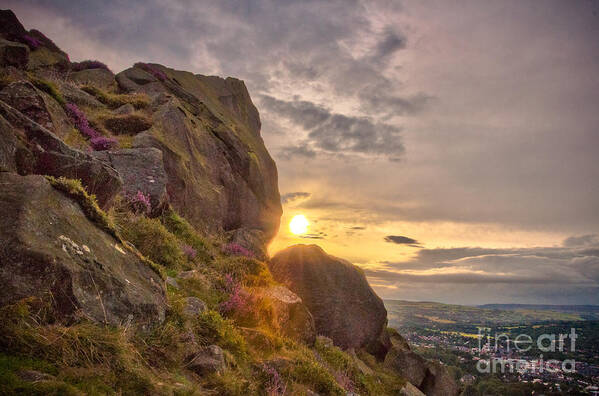 Airedale Art Print featuring the photograph Cow and Calf Rocks #2 by Mariusz Talarek
