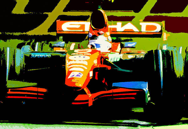 Racing Art Print featuring the photograph Formula One by Michael Nowotny