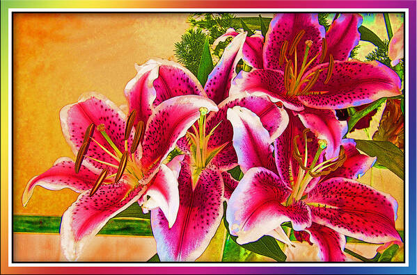 Flowers Art Print featuring the photograph Happy to be Alive #2 by Chuck Staley