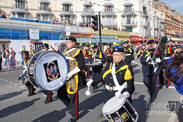 Drums Art Print featuring the photograph Hastings Old Town Carnival #2 by David Fowler