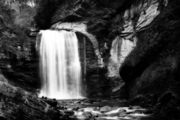 Looking Glass Falls Art Print featuring the photograph Looking Glass Falls #2 by Steven Richardson