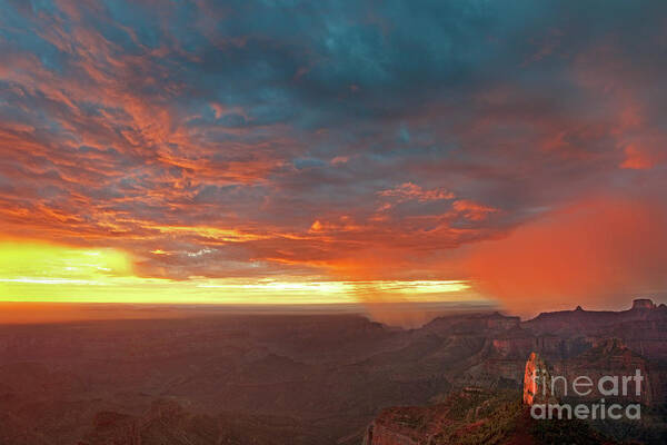 North America Art Print featuring the photograph North Rim Grand Canyon National Park Arizona #2 by Dave Welling