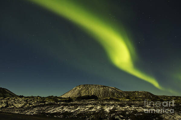 Iceland Art Print featuring the photograph Northern Lights Iceland #2 by Gunnar Orn Arnason