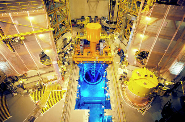 Water Art Print featuring the photograph Nuclear Reactor #2 by Patrick Landmann/science Photo Library