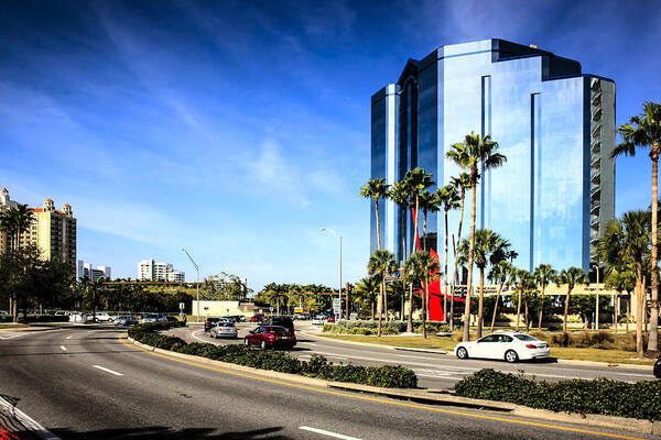 Downtown Art Print featuring the photograph Sarasota FL #2 by Chris Smith