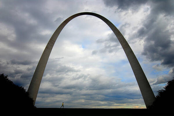 America Art Print featuring the photograph St. Louis Arch #2 by Lane Erickson