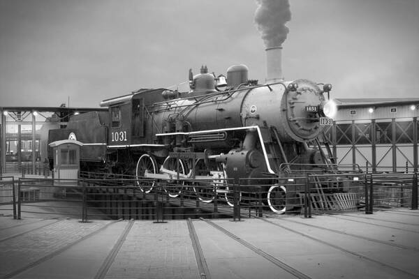 Transportation Art Print featuring the photograph The Turntable by Mike McGlothlen