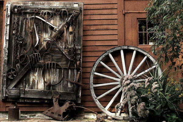 Farm Art Print featuring the photograph Tools by Jeff Heimlich