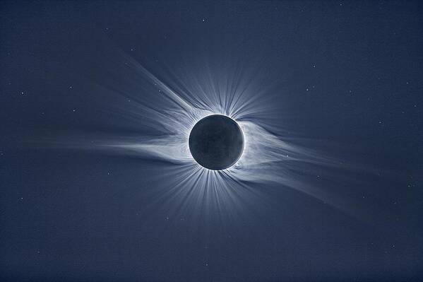 Sun Art Print featuring the photograph Total Solar Eclipse #2 by Juan Carlos Casado (starryearth.com)