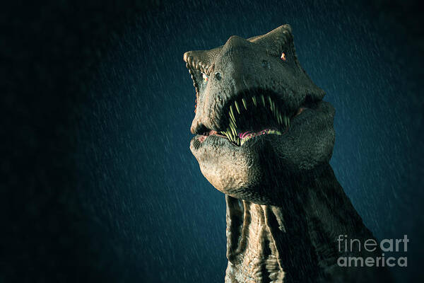 T-rex Art Print featuring the photograph Tyrannosaurus Rex #2 by Science Picture Co