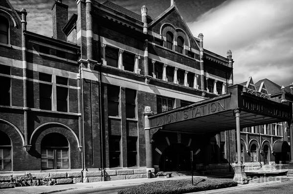 Train Art Print featuring the photograph Union Station in Montgomery Alabama #2 by Danny Hooks