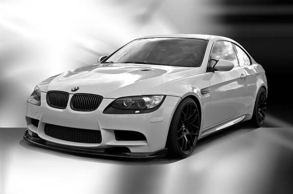 Auto Art Print featuring the photograph 2008 BMW M3 Coupe II by Dave Koontz