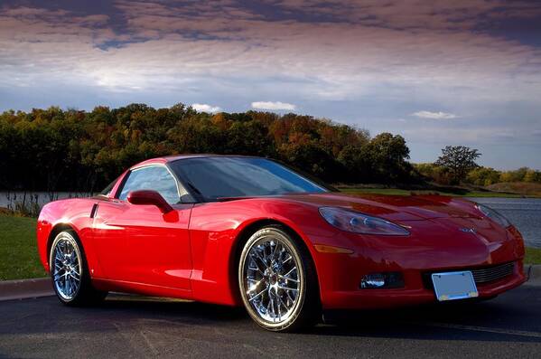 2008 Art Print featuring the photograph 2008 Corvette by Tim McCullough