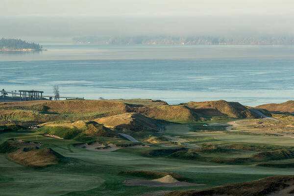 Golf Course Art Print featuring the photograph 2015 U.S. Open - Chambers Bay I by E Faithe Lester