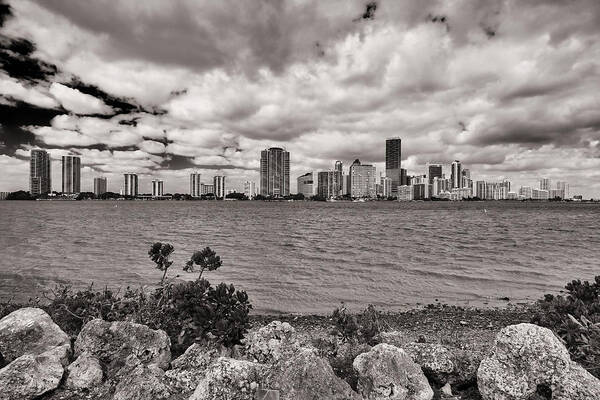 Architecture Art Print featuring the photograph Miami Skyline #21 by Raul Rodriguez