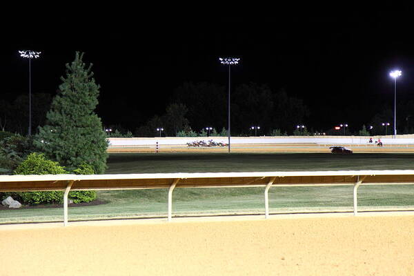 Hollywood Art Print featuring the photograph Hollywood Casino at Charles Town Races - 12122 #3 by DC Photographer