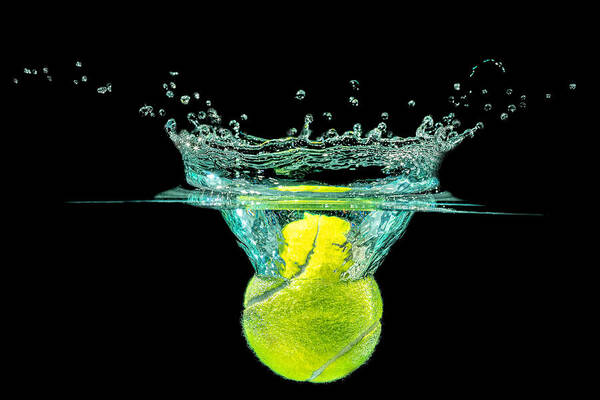 Activity Art Print featuring the photograph Tennis Ball #3 by Peter Lakomy