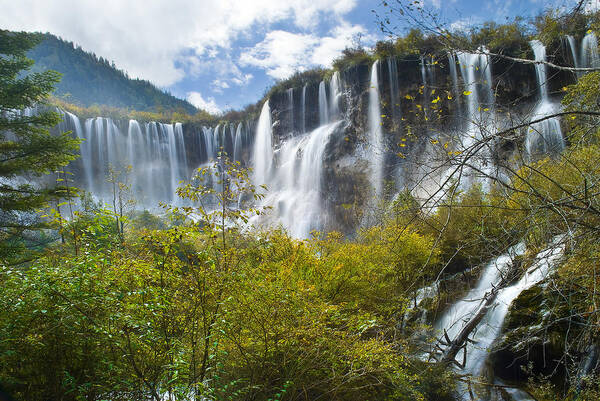 Waterfall Art Print featuring the photograph Waterfall #3 by Ng Hock How