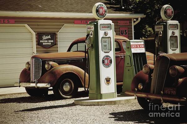 Tow Truck Art Print featuring the photograph 47 Packard by Roxie Crouch