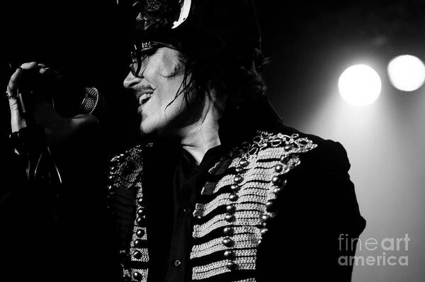 Adam Ant Art Print featuring the photograph Adam Ant #6 by Jenny Potter