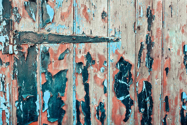 Abstract Art Print featuring the photograph Old door #5 by Tom Gowanlock