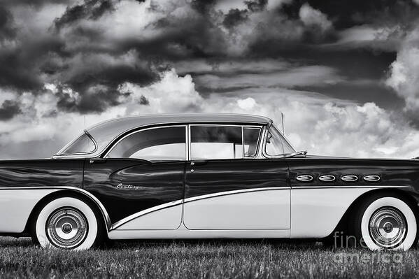 1956 Art Print featuring the photograph 56 Buick Two Tone by Tim Gainey