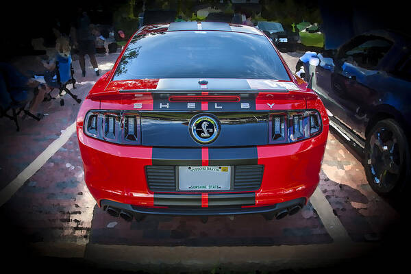 2013 Ford Mustang Art Print featuring the photograph 2013 Ford Shelby Mustang GT500 by Rich Franco