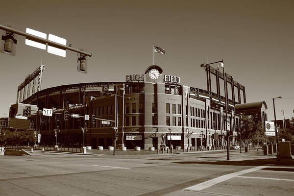 America Art Print featuring the photograph Coors Field - Colorado Rockies #6 by Frank Romeo