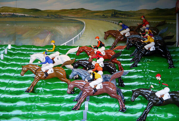 Richard Reeve Art Print featuring the photograph A Day at the Races by Richard Reeve