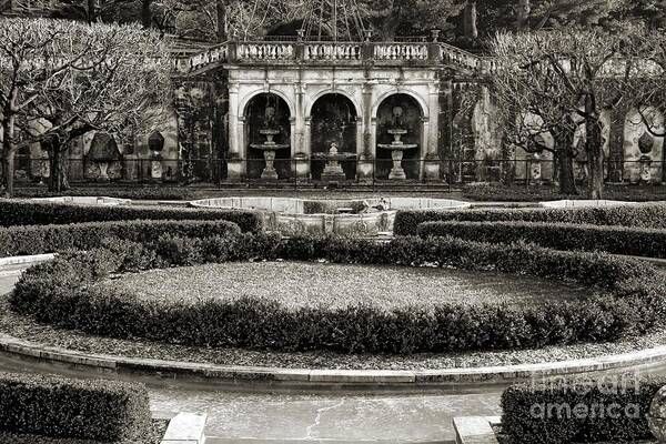 Architecture Art Print featuring the photograph A Garden of Rare Beauty by Marcia Lee Jones