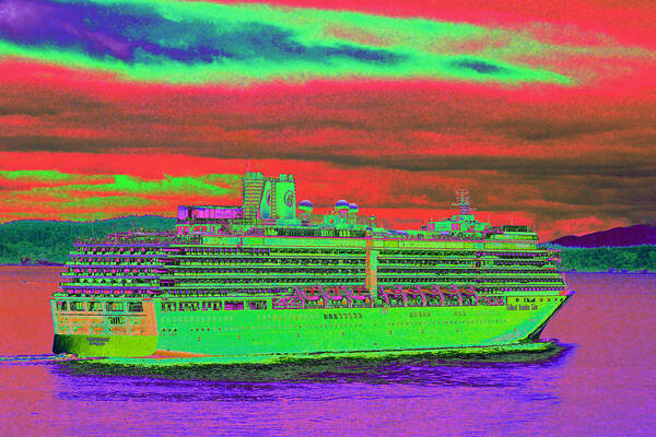 Holland America Art Print featuring the photograph A More Colorful HAL by Richard Henne