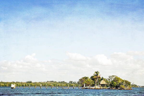 Caloosahatchee River Art Print featuring the photograph A Small Piece of Paradise by Rosemary Aubut