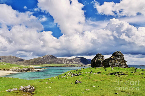 Hebrides Art Print featuring the photograph A Sunny Day in the Hebrides by Juergen Klust