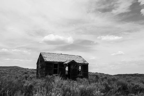 House Art Print featuring the photograph Abandoned House in Oklahoma by Hillis Creative