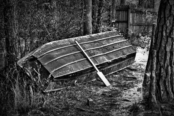 Abandoned Art Print featuring the photograph Abandoned Rowboat by Tara Potts