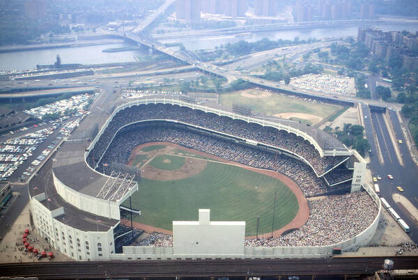 Classic Art Print featuring the photograph Yankee Stadium by Retro Images Archive