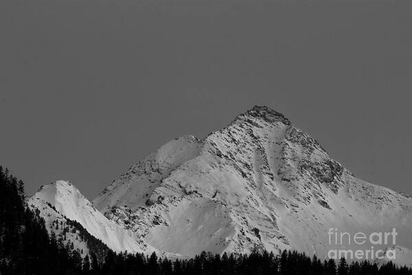 Ahornspitze Art Print featuring the photograph Ahornspitze after midnight by Bernd Laeschke