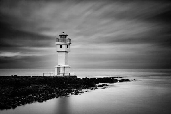 Lighthouse Art Print featuring the photograph Akranes Lighthouse by Ian Good