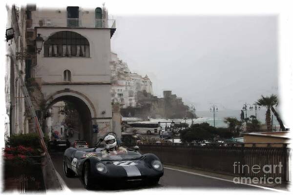 Amalfi Art Print featuring the photograph Amalfi Drive by Tom Griffithe