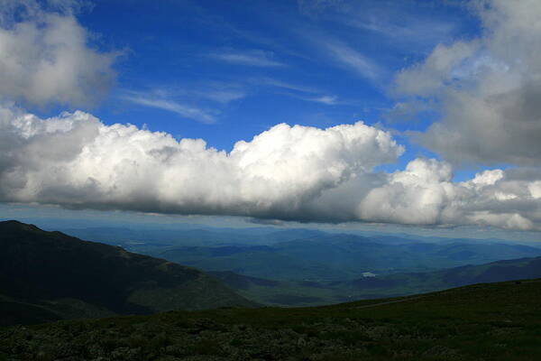 Mount Washington Art Print featuring the photograph Among Clouds by Neal Eslinger