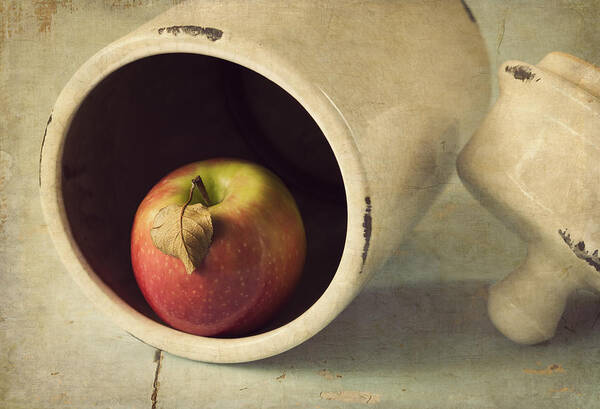 Apple Art Print featuring the photograph An Apple a Day... by Amy Weiss