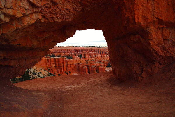 Bryce Canyon Art Print featuring the photograph An Arch Foreground The Pillars by Jeff Swan