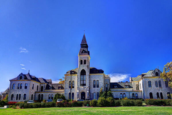 Anderson Hall Art Print featuring the photograph Anderson Hall at K-State by Jean Hutchison