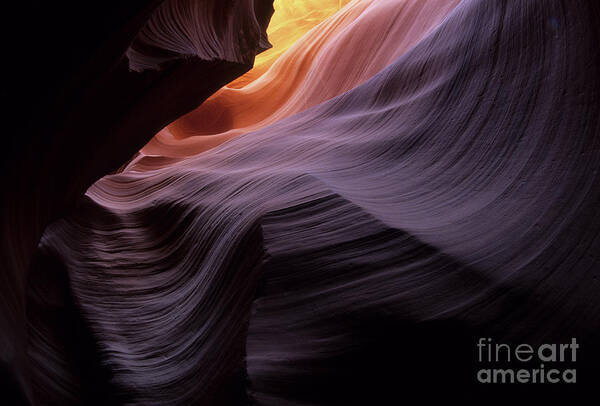 Antelope Canyon Art Print featuring the photograph Antelope Canyon Movement In Stone by Bob Christopher