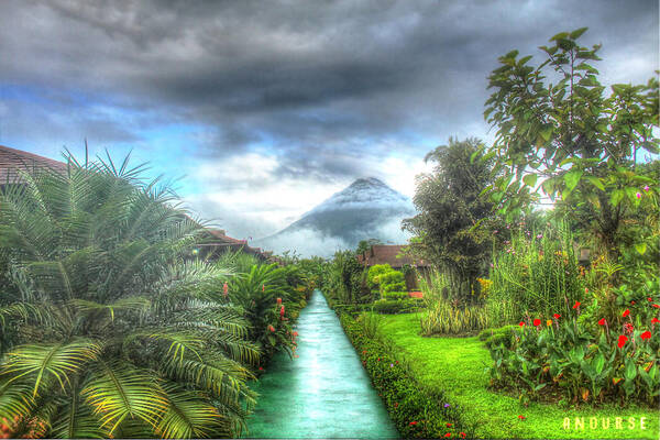 Arenal Art Print featuring the photograph Arenal by Andrew Nourse