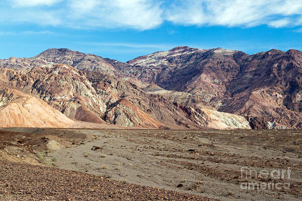 Afternoon Art Print featuring the photograph Artist Drive Death Valley National Park by Fred Stearns