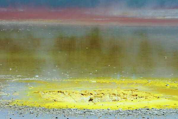 Scenics Art Print featuring the photograph Artists Palette, Waiotapu by Oliver Strewe