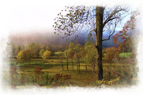 Appalachia Art Print featuring the photograph Autumn Farm by Debra and Dave Vanderlaan
